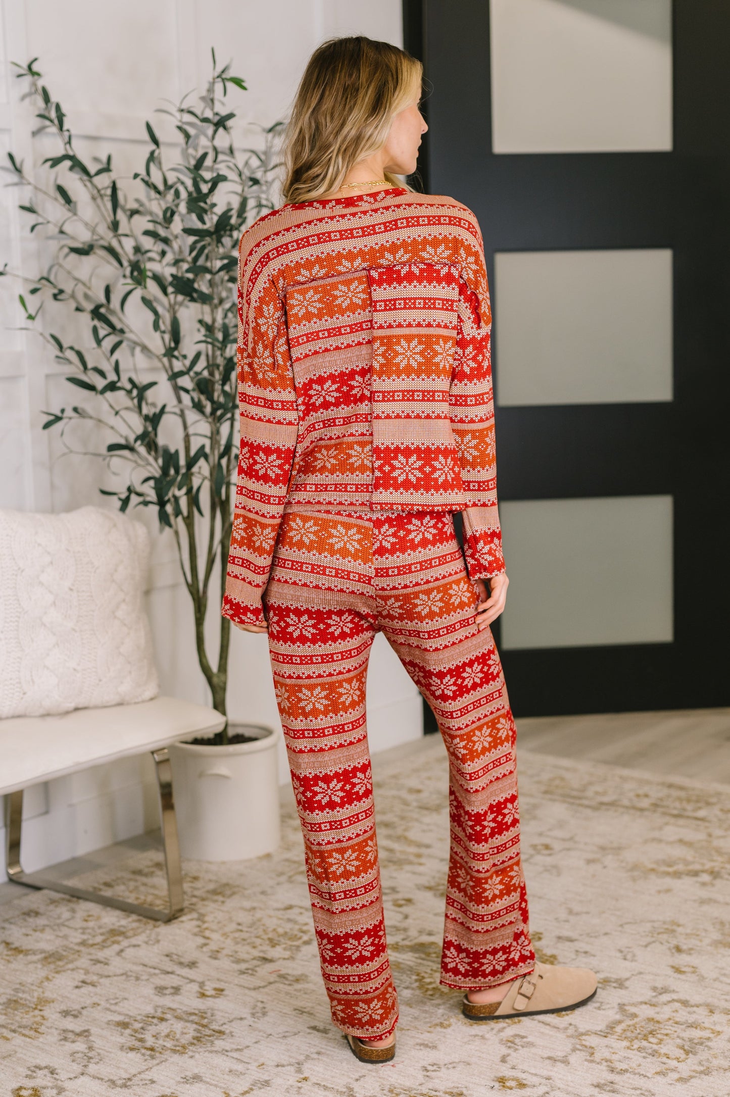 Hazel Blues® |  Holly's Jolly Pajama Top and Bottom Set