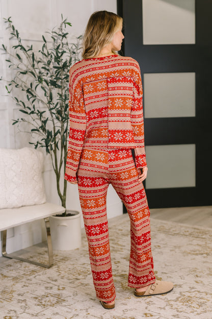 Hazel Blues® |  Holly's Jolly Pajama Top and Bottom Set