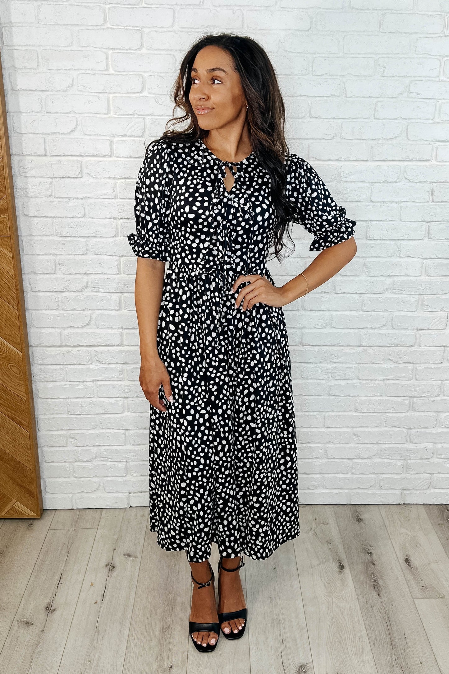 Hazel Blues® |  I'm Feeling Independent Half Sleeve Dress