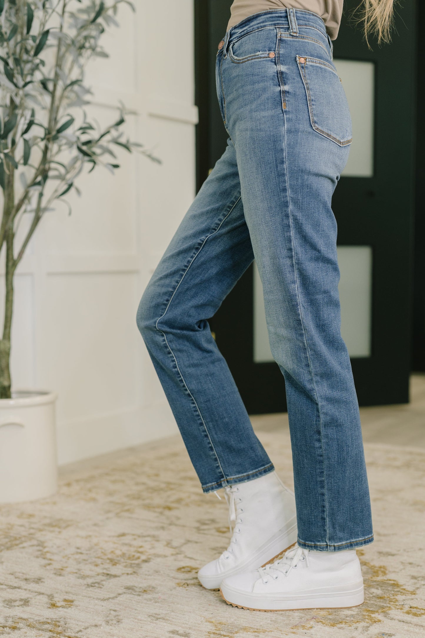 Hazel Blues® |  Izzie High Waist Straight Fit