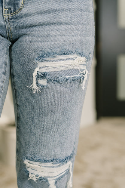Hazel Blues® |  Jade Mid Rise 90's Straight