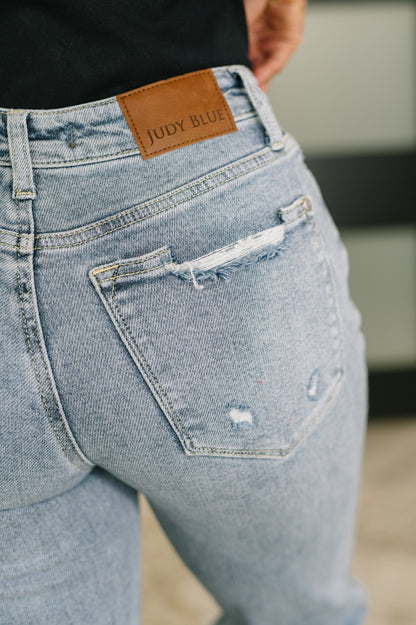 Hazel Blues® |  Jade Mid Rise 90's Straight