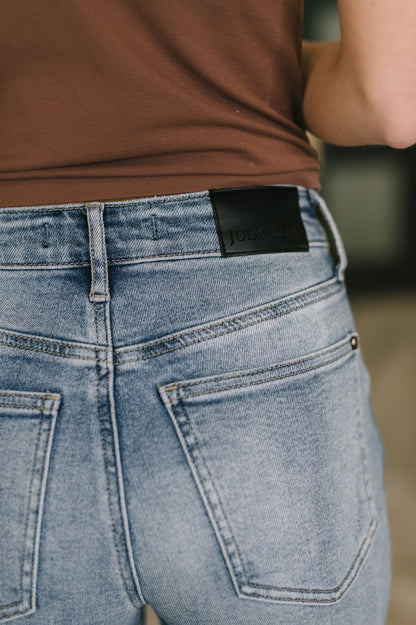 Hazel Blues® |  Kayla High Waist Rigid Magic Slim Straight
