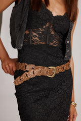 Vivian Leopard Belt