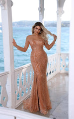 Modessa Couture M22406 Prom Long A Line Formal Evening Dress
