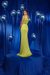 Modessa Couture M24621 Long Fitted Formal Slit Evening Prom Dress