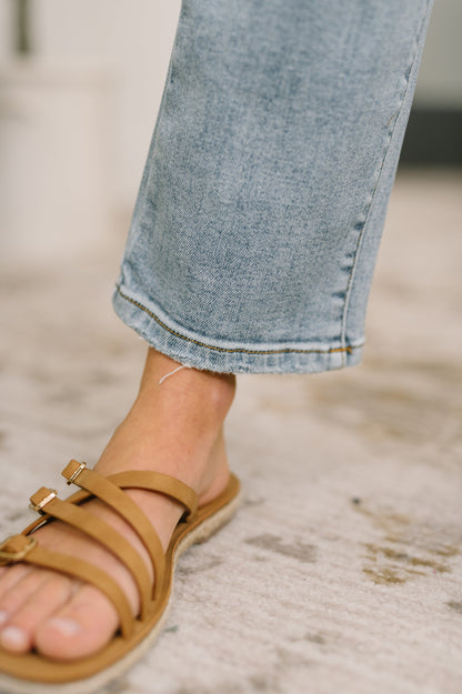 Hazel Blues® |  Natalie High Waist Ankle Straight