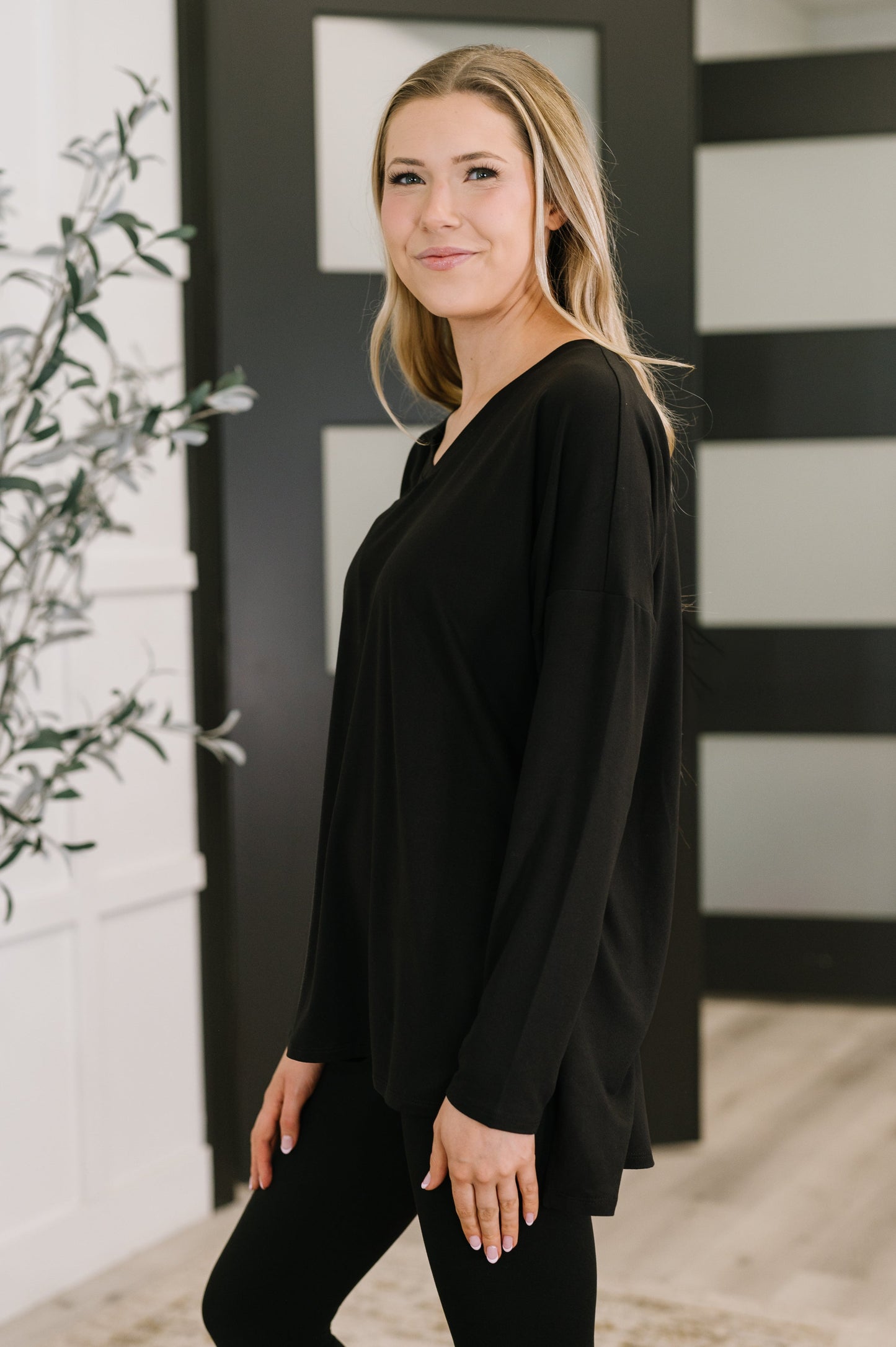 Hazel Blues® |  Next to Nothing Top and Bottom Set in Black
