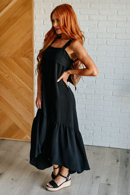Hazel Blues® |  Nightlife Tie Back Maxi Dress