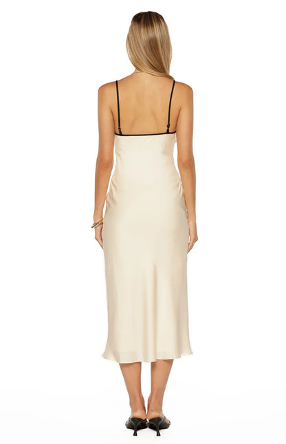 Nikita Cream Lace Midi Dress