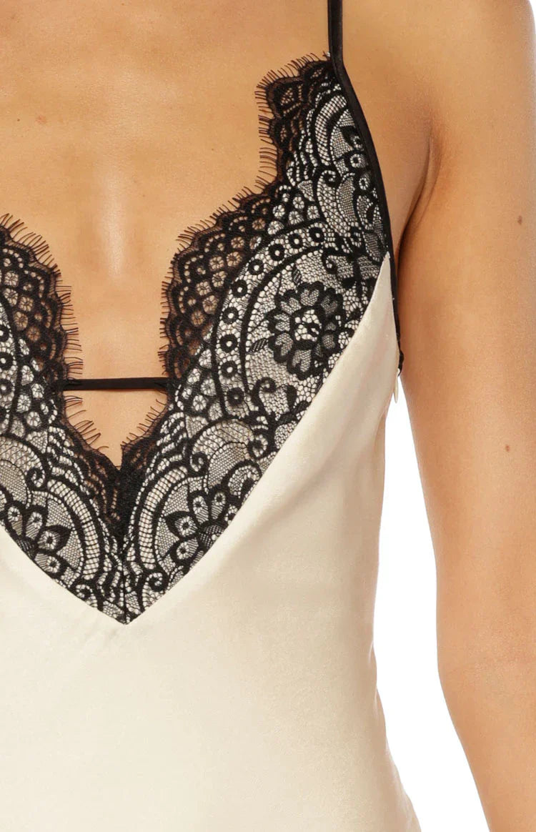 Nikita Cream Lace Midi Dress