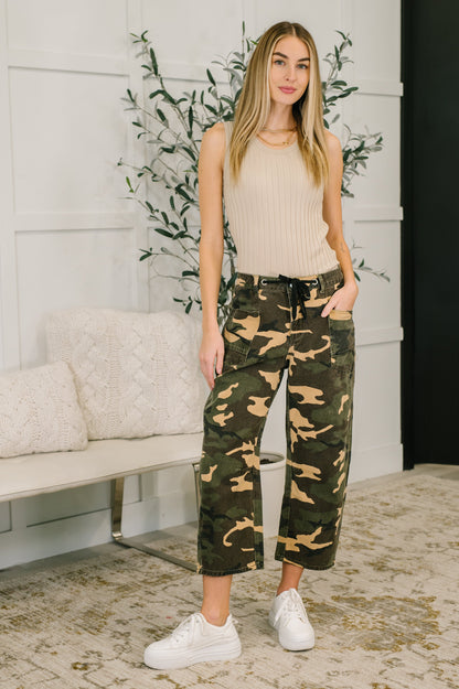 Hazel Blues® |  Now You See Me Camo Cargo Pants