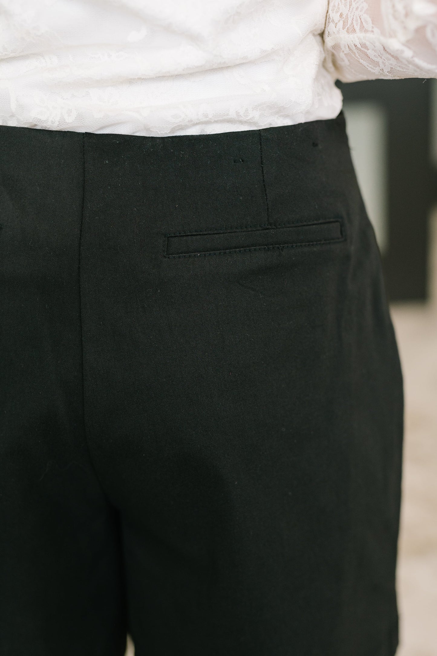 Hazel Blues® |  Only Pair Faux Wrap Skort in Black