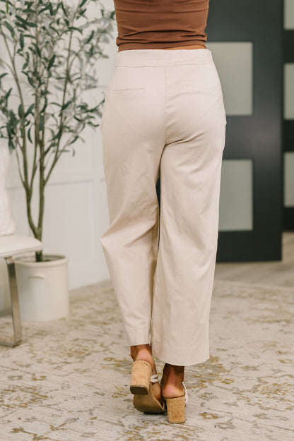 Hazel Blues® |  Only Pair High Waisted Wide Leg Bottoms in Linen