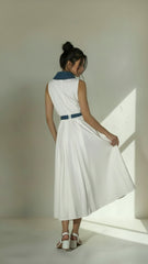 Althea Denim Midi Dress