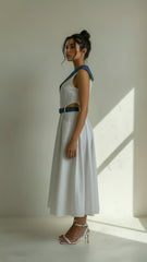 Althea Denim Midi Dress