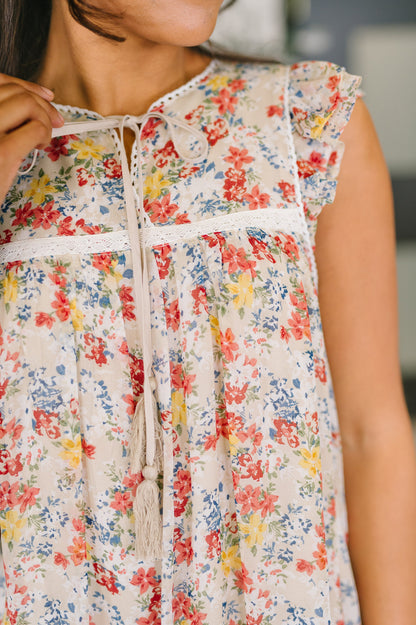 Hazel Blues® |  Precisely Me Smock Midi Dress