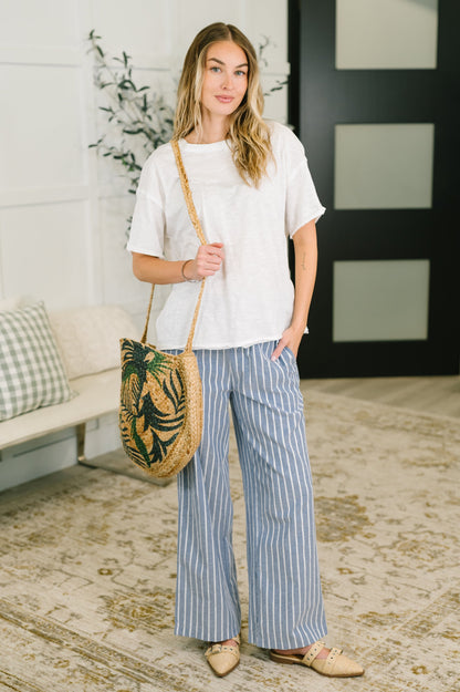 Hazel Blues® |  Right At Home Relaxed High Waisted Bottoms