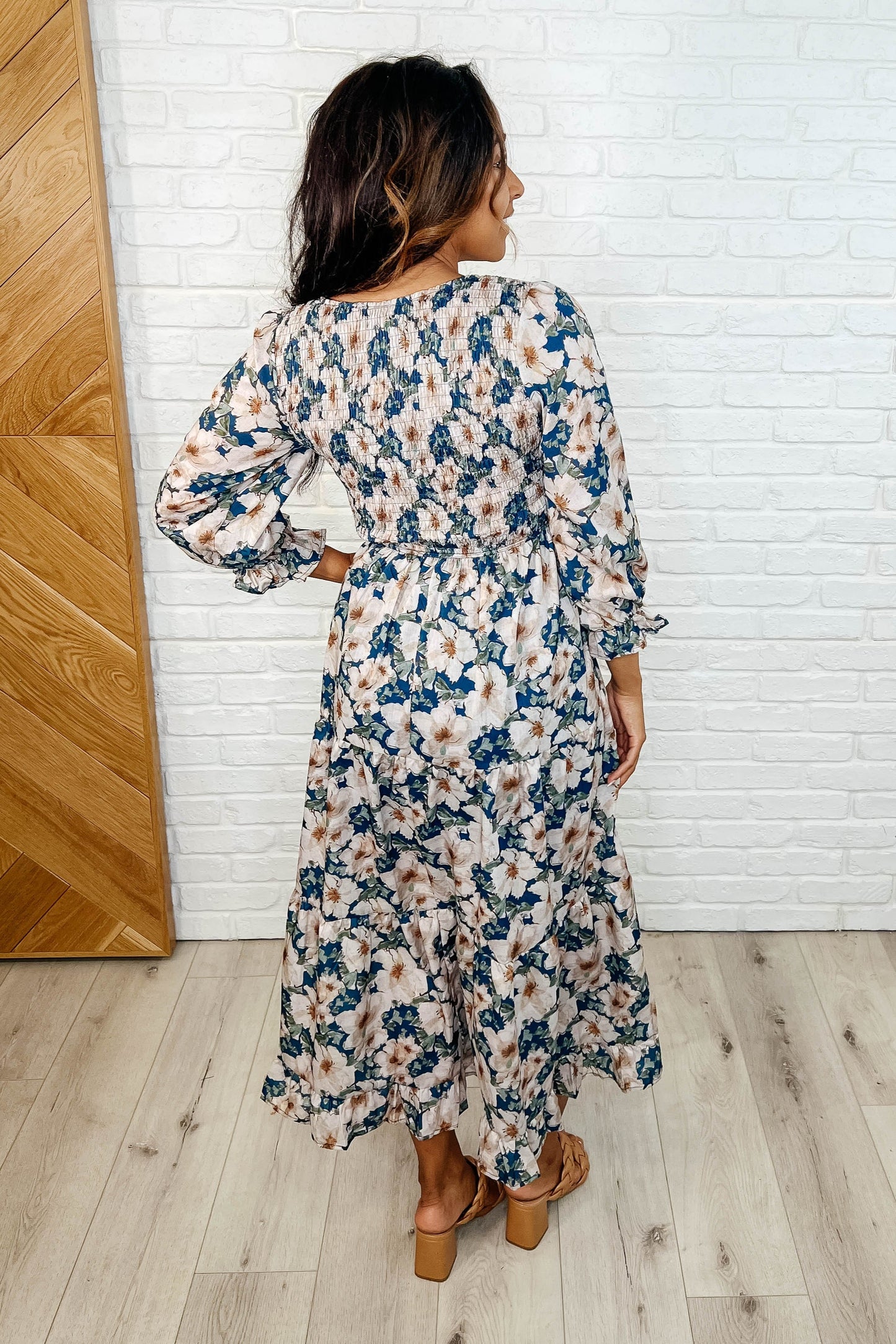Hazel Blues® |  Ruffles and Romance V-Neck Dress