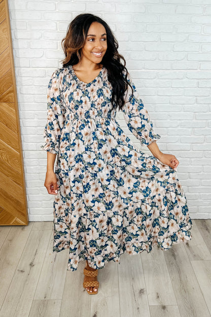 Hazel Blues® |  Ruffles and Romance V-Neck Dress