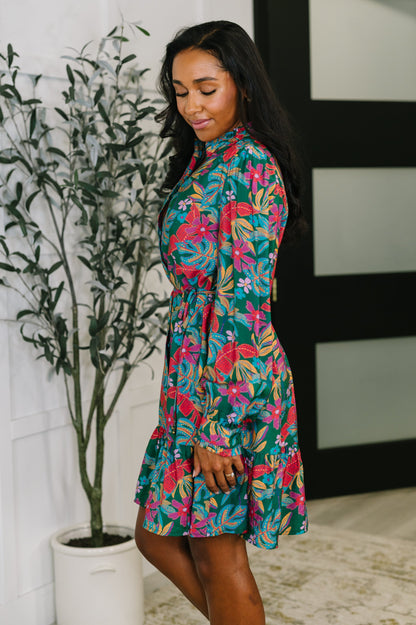 Hazel Blues® |  Rustic Retreat Long Sleeve Dress