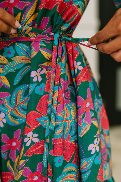 Hazel Blues® |  Rustic Retreat Long Sleeve Dress