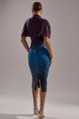 CHIC AF RHINESTONE MIDI DRESS