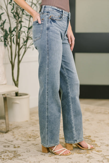 Hazel Blues® |  Sabrina High Waist TC Slim Straight