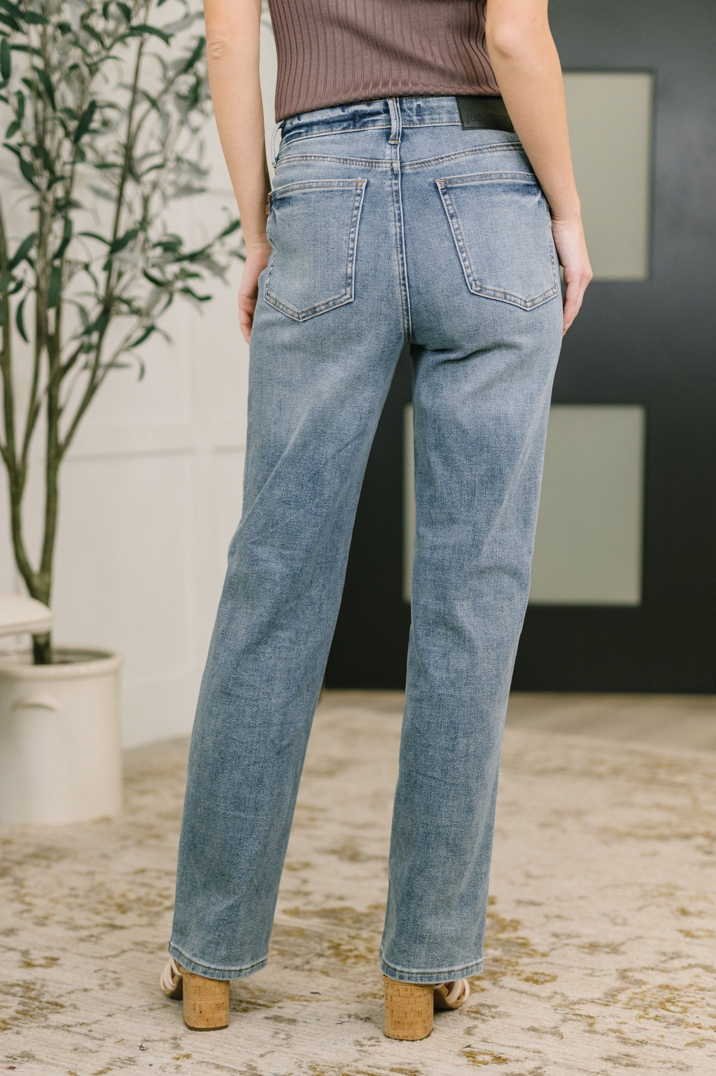 Hazel Blues® |  Sabrina High Waist TC Slim Straight