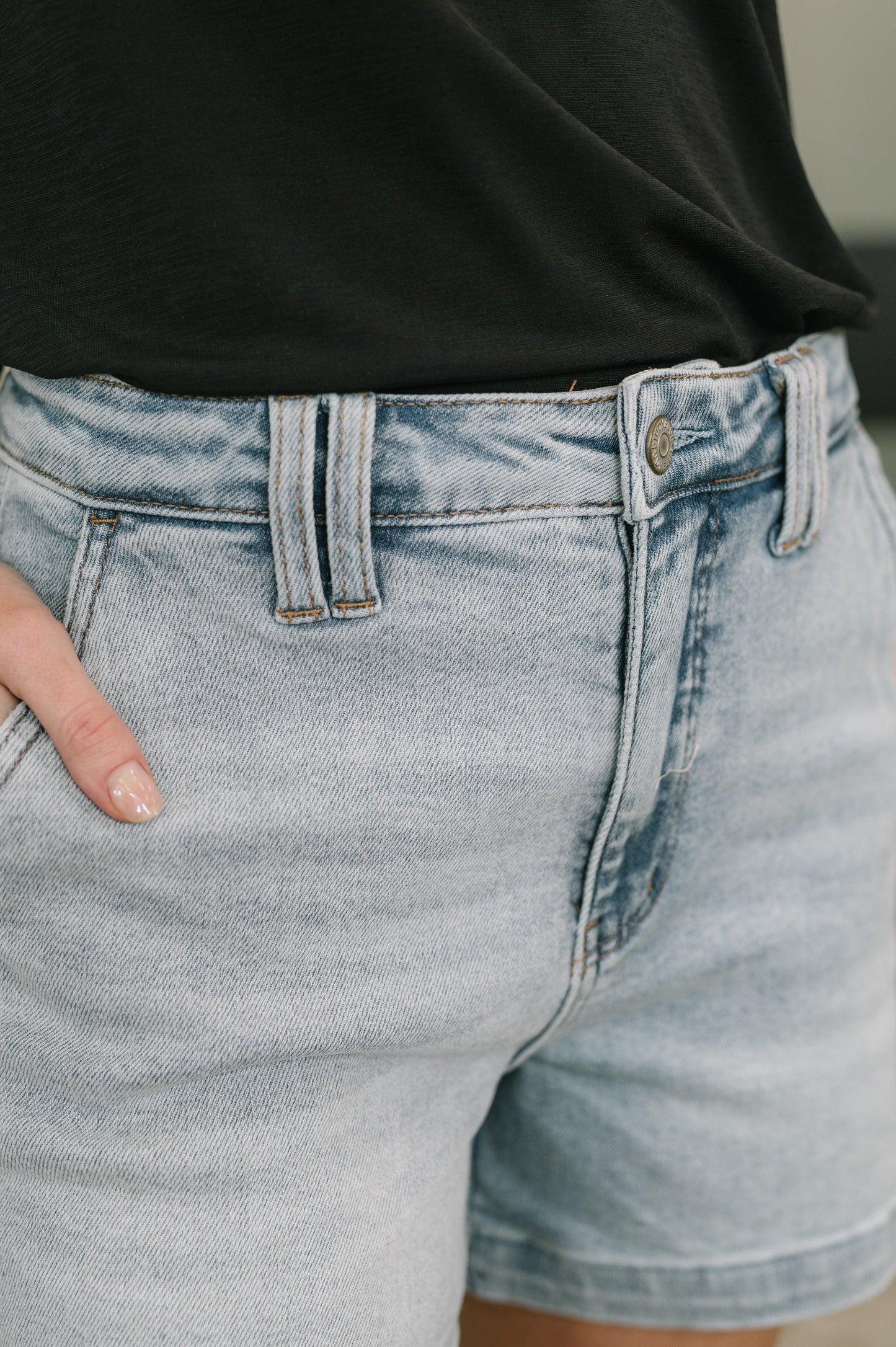 Hazel Blues® |  Scarlett High Waist Trouser Short