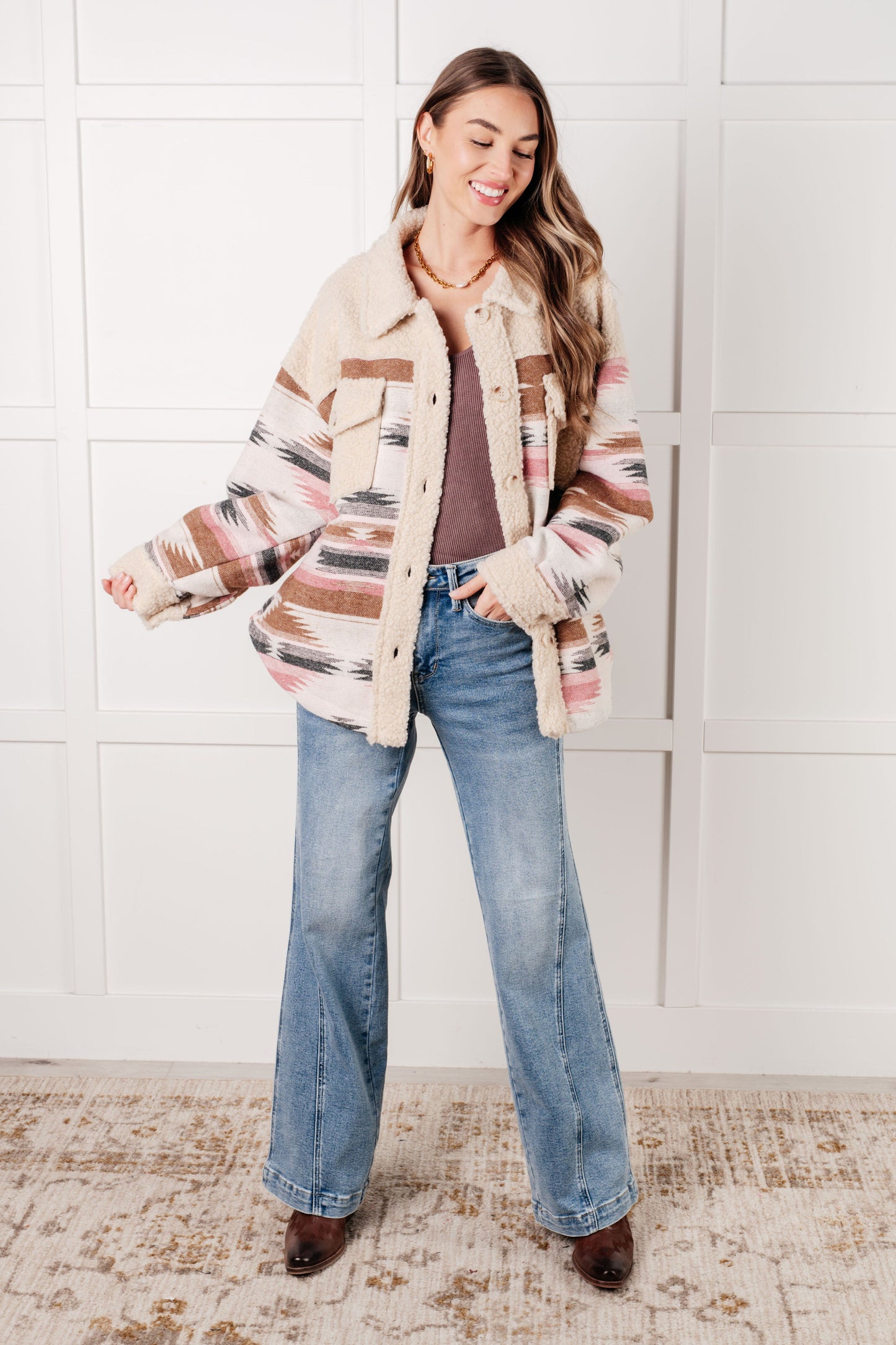 Hazel Blues® |  Sedona Sunset Shacket