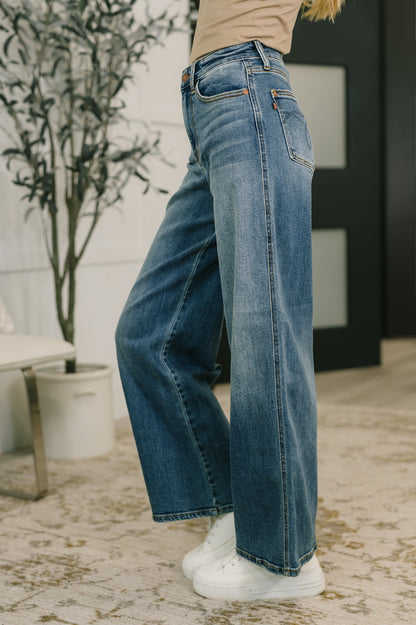 Hazel Blues® |  Shayla High Waist Retro Wide