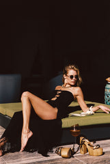 Valentia Black Sarong