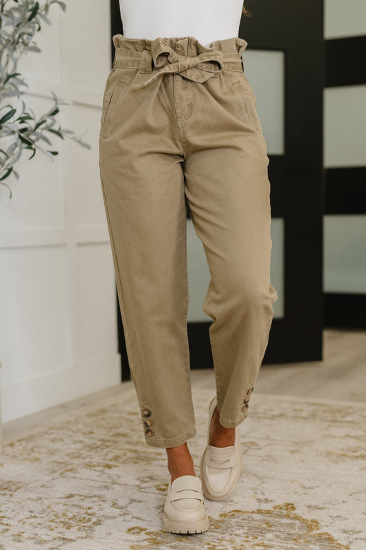 Hazel Blues® |  Streets of Serenade High Waist Trousers