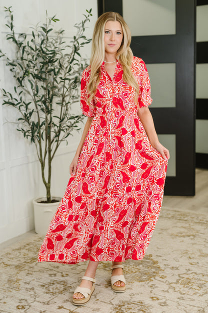 Hazel Blues® |  Strolling By Floral Maxi Dress