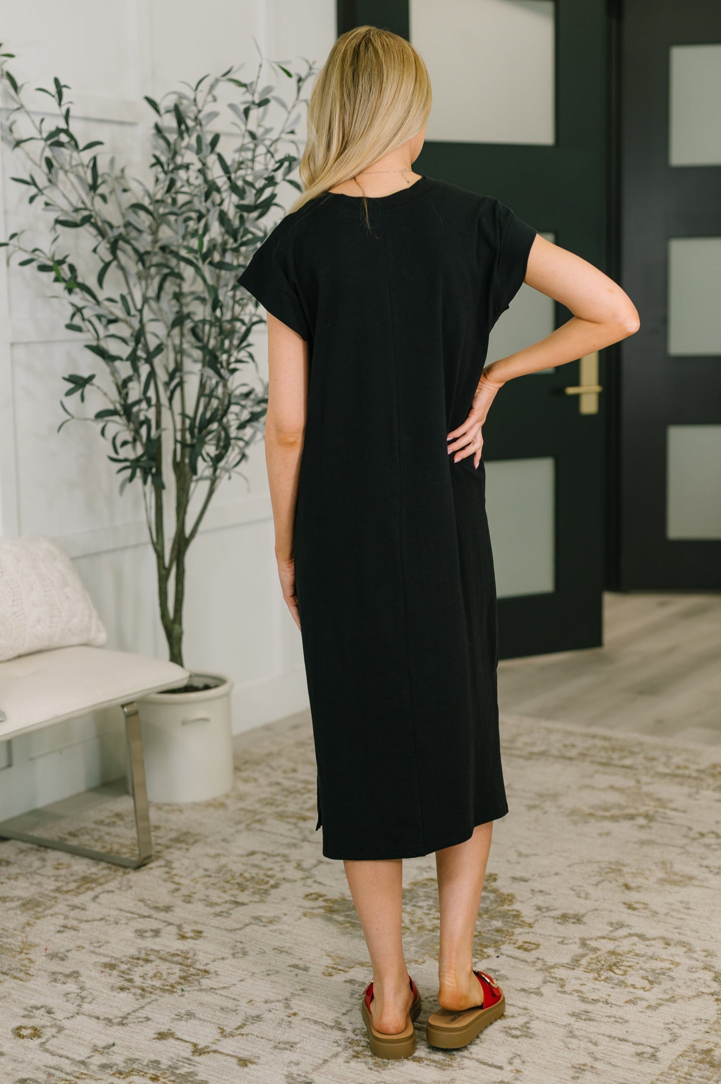 Hazel Blues® |  Sweet Like That Casual Dress in Black