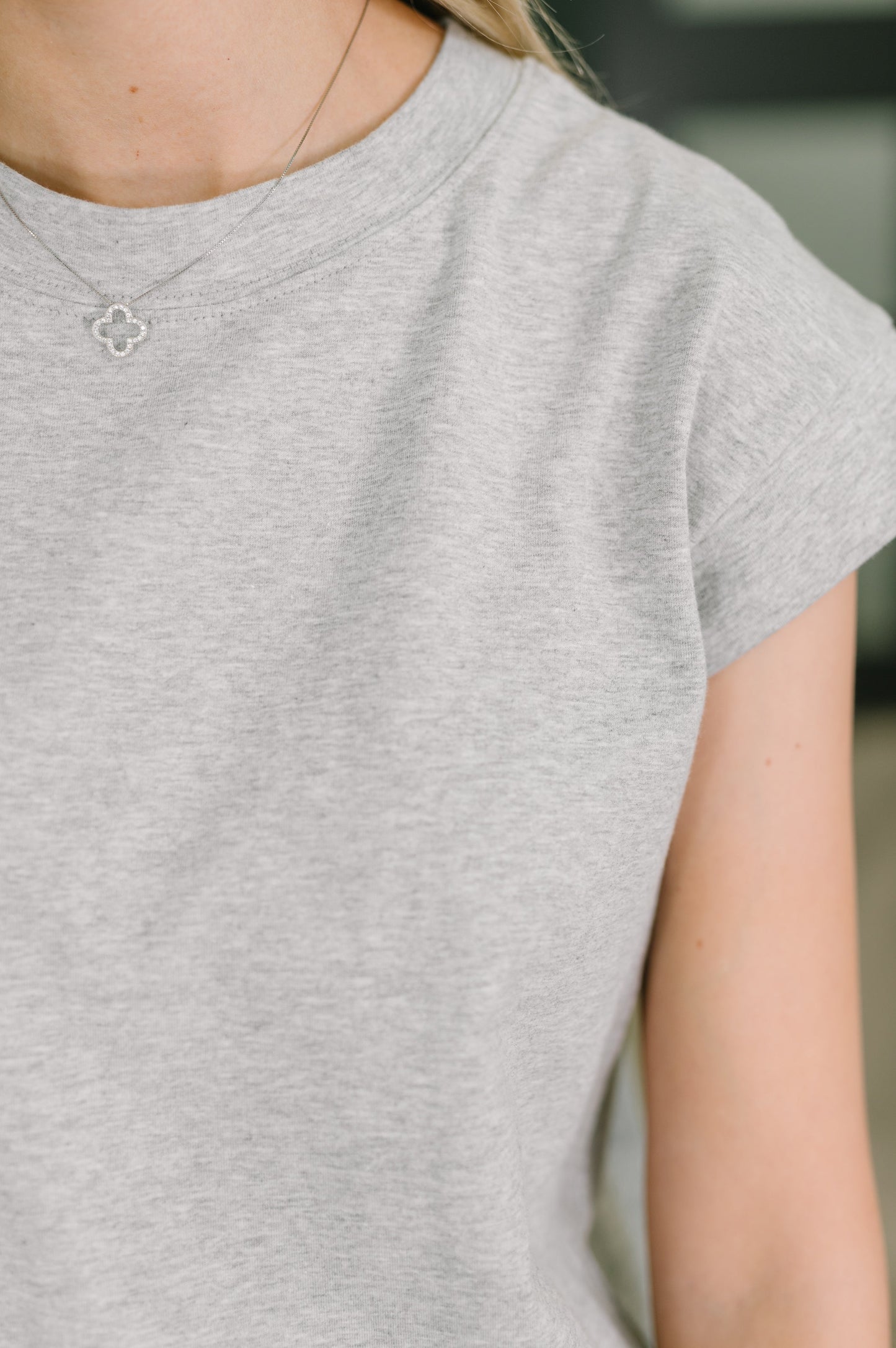 Hazel Blues® |  Sweet Like That Casual Dress in Heather Grey