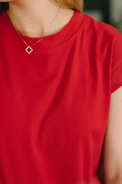 Hazel Blues® |  Sweet Like That Casual Dress in Ruby