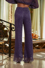 Victoria Purple Pull On Pants