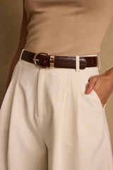 Vital Brown and Gold Belt