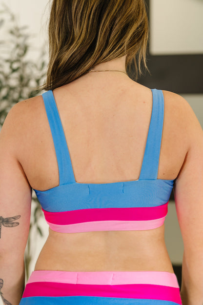 Hazel Blues® | Venice Color Block Swim Top