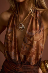 Willa Mixed Metal Pendant Necklace