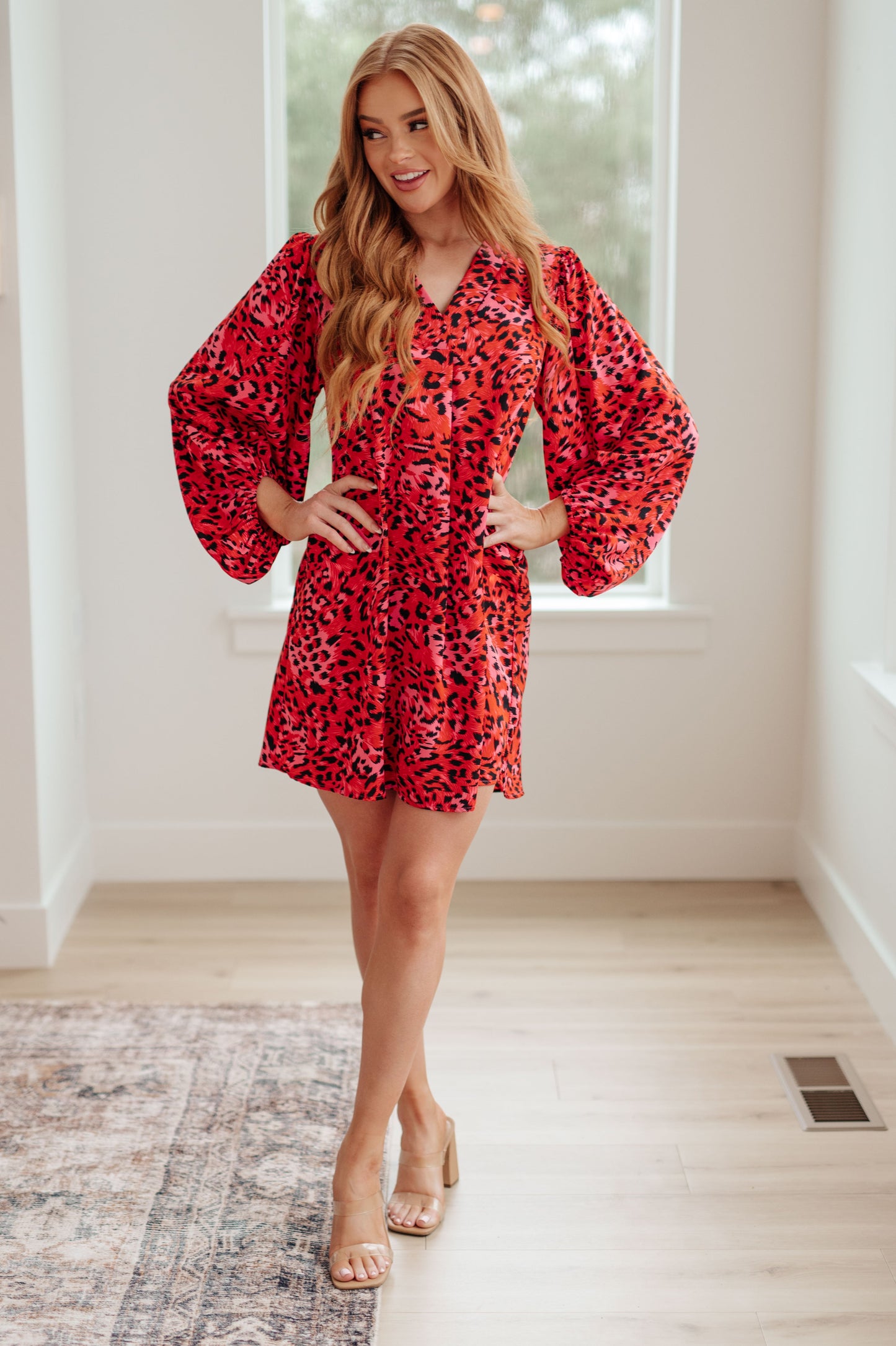 Hazel Blues® |  Wild About Life Animal Print Dress