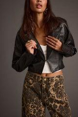 Wilde Black Vegan Leather Jacket