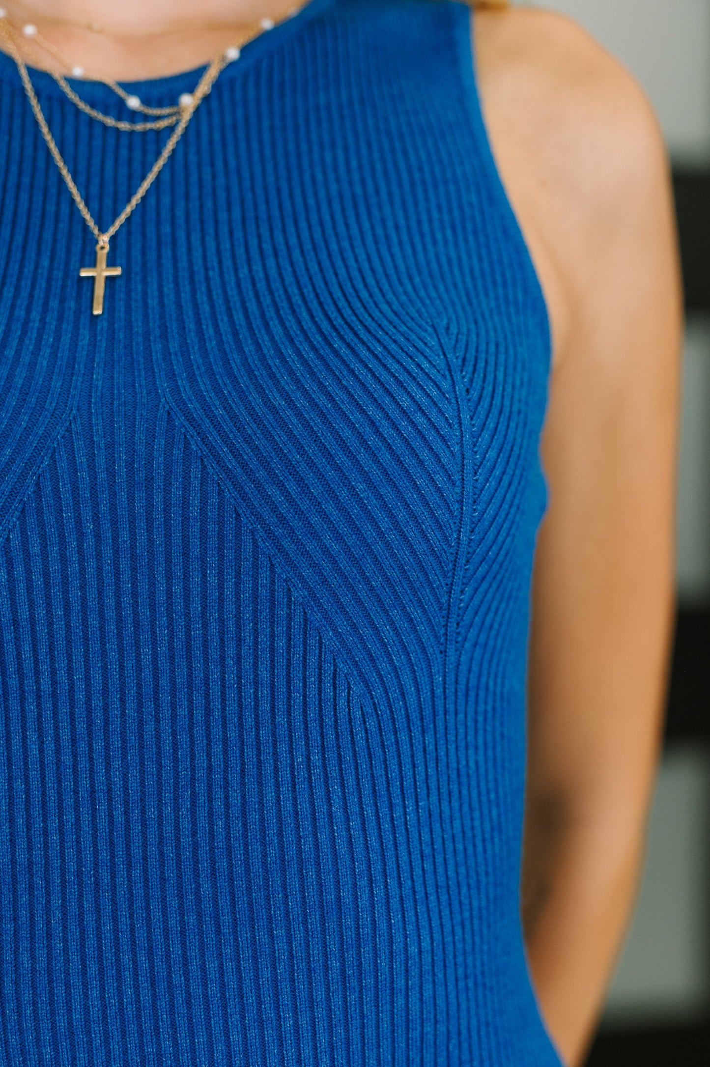 Hazel Blues® |  Your Full Attention Sweater Knit Midi Dress