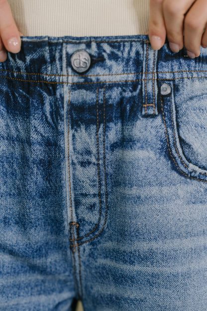 Hazel Blues® |  Zenim Printed Wide Leg Bottoms