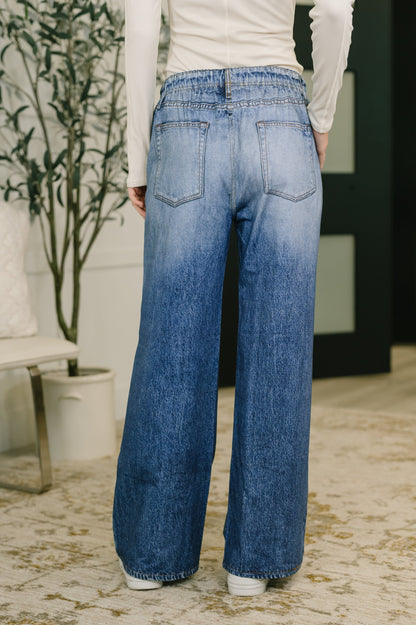 Hazel Blues® |  Zenim Printed Wide Leg Bottoms