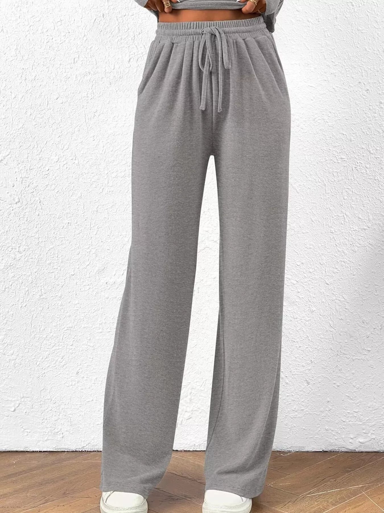 Hazel Blues® |  Long Sleeve Top and Wide Leg Pants Set