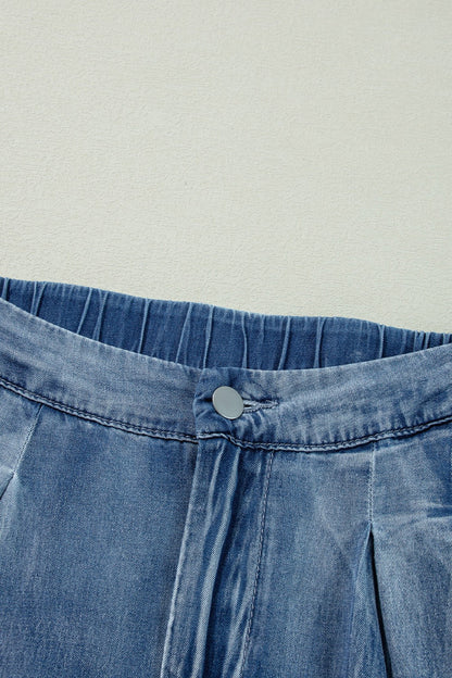Hazel Blues® |  High-Waisted Wide-Leg Jeans
