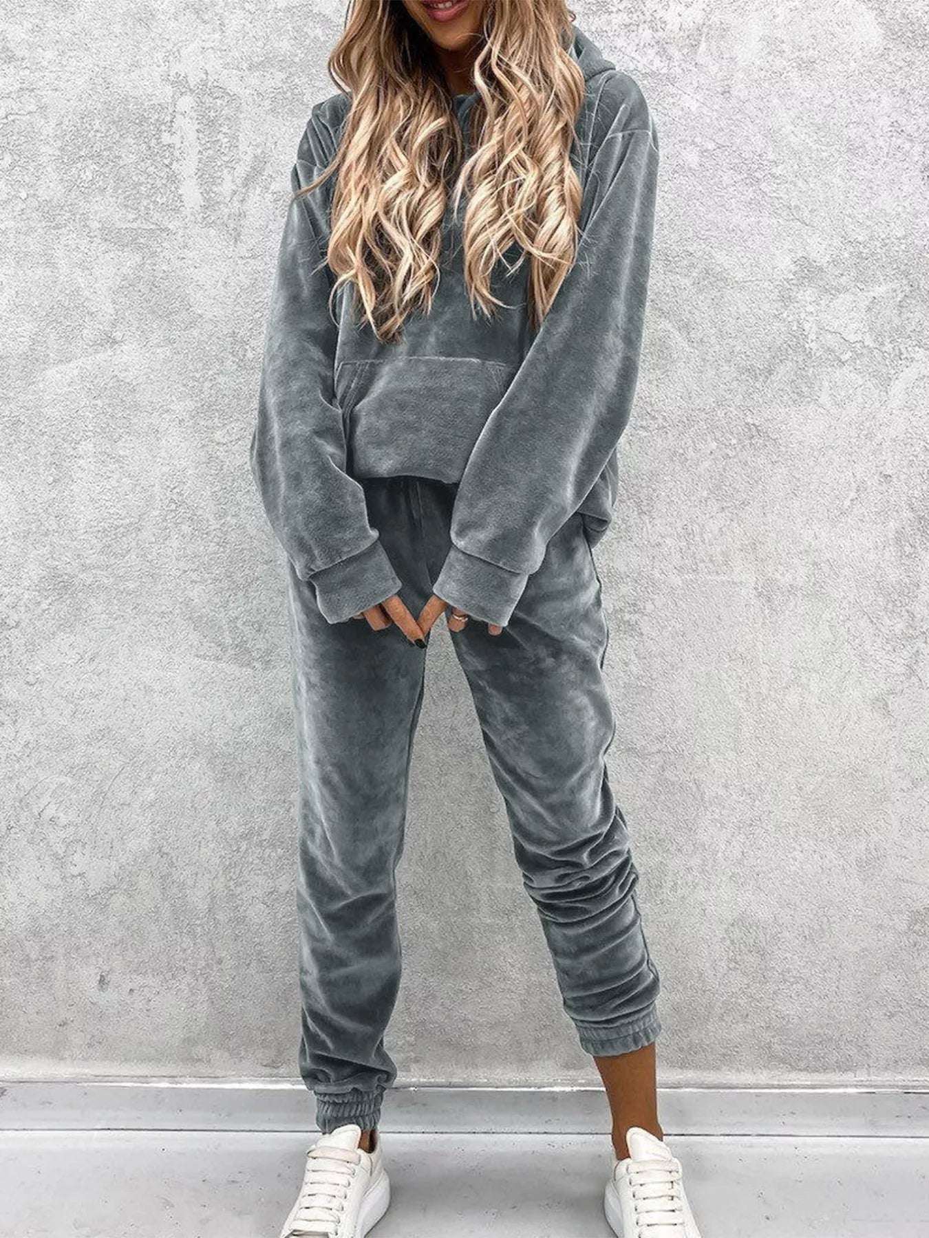 Hazel Blues® |  Kangaroo Pocket Hoodie and Pants Set